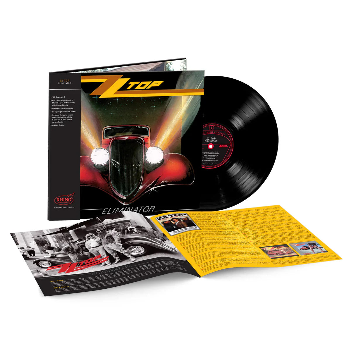 ZZ Top - Eliminator - Rhino Hi-Fi LP { Vinyl LP }