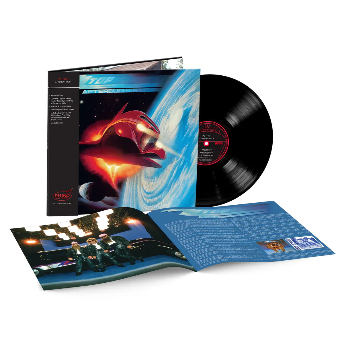 ZZ Top - Afterburner - Rhino Hi-Fi LP { Vinyl LP }