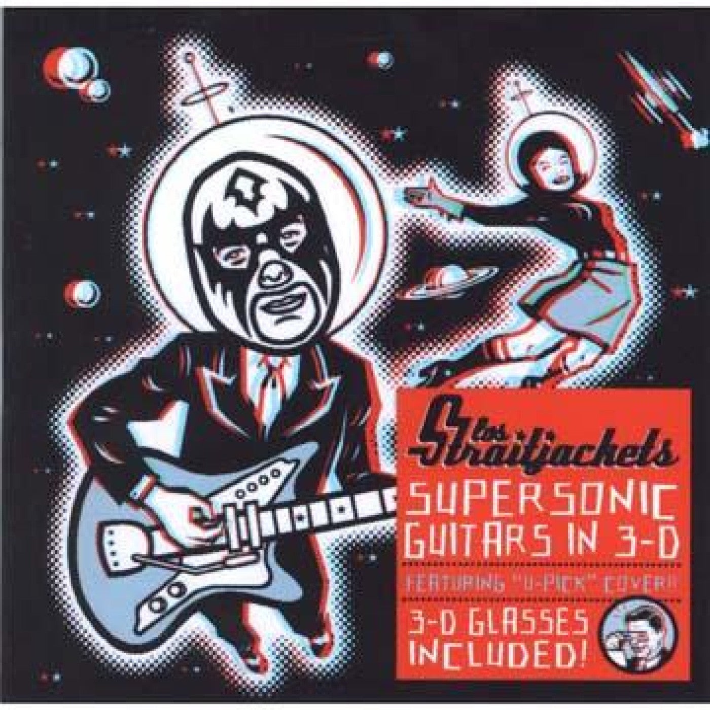 Los Straitjackets - Supersonic Guitars in 3-D - LP { Vinyl LP }