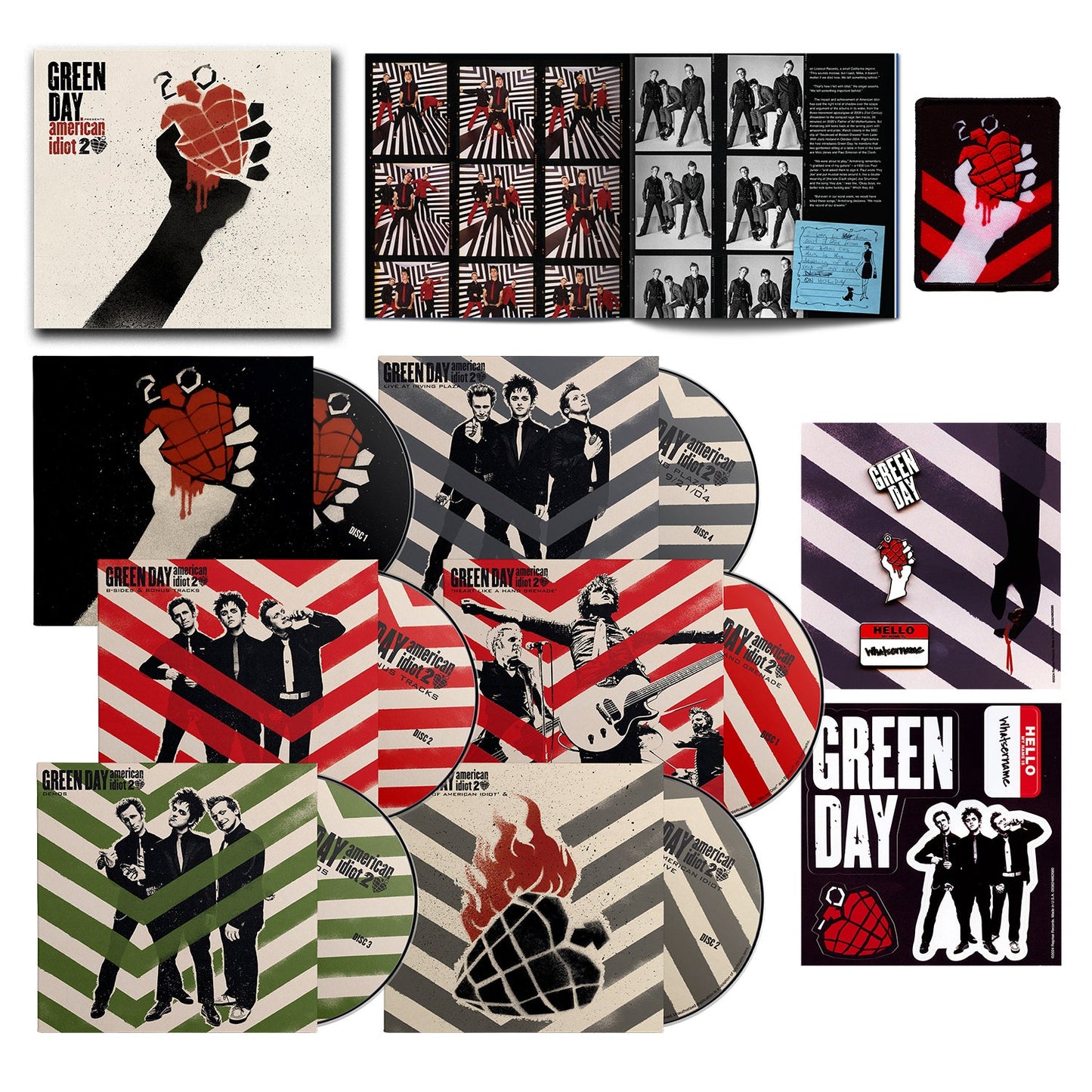 Green Day - American Idiot (20th Anniversary Edition) - CD Box Set { Vinyl LP }