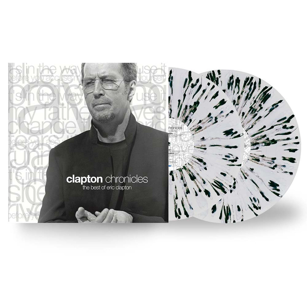 Eric Clapton - Clapton Chronicles: The Best of Eric Clapton - Black & White Splatter LP { Vinyl LP }