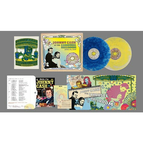 Johnny Cash - Bear's Sonic Journals: Johnny Cash, At the Carousel Ballroom, April 24 1968 - Boxed Set LP { Vinyl LP }