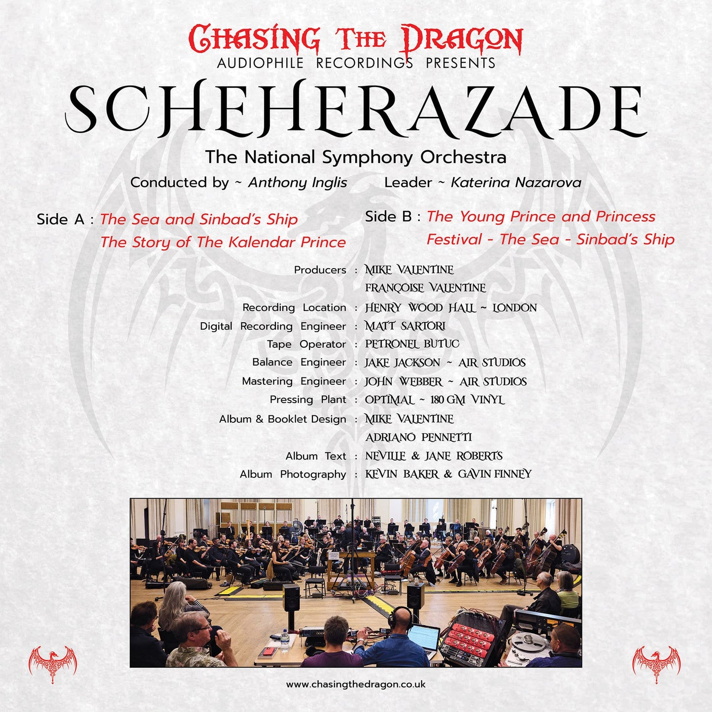Rimsky-Korsakov, The National Symphony Orchestra - Scheherazade - Import LP { Vinyl LP }