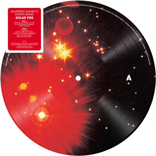 Manfred Mann's Earth Band - Solar Fire - Picture Disc LP { Vinyl LP }