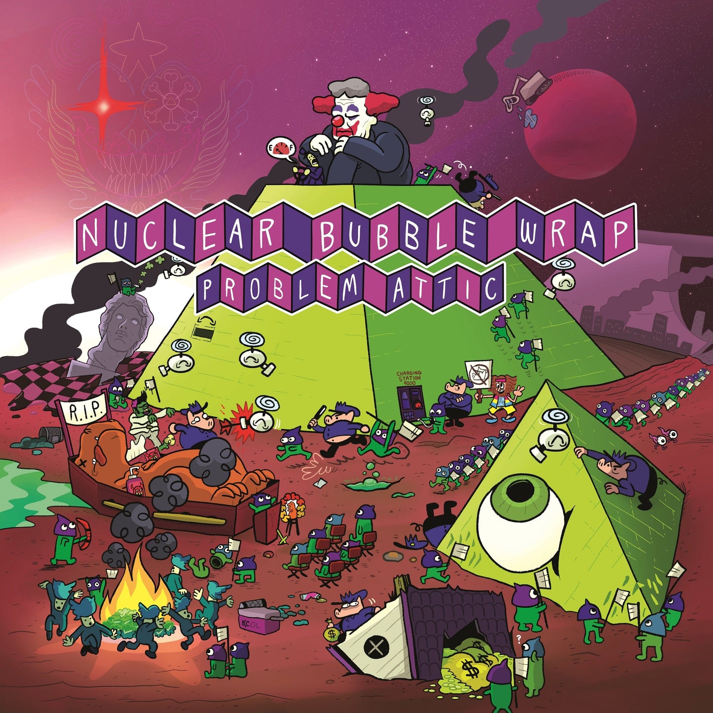 Nuclear Bubble Wrap - Problem Attic - Indie LP { Vinyl LP }