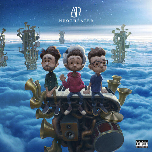 AJR - Neotheater - Clear w/ Blue Splatter LP { Vinyl LP }