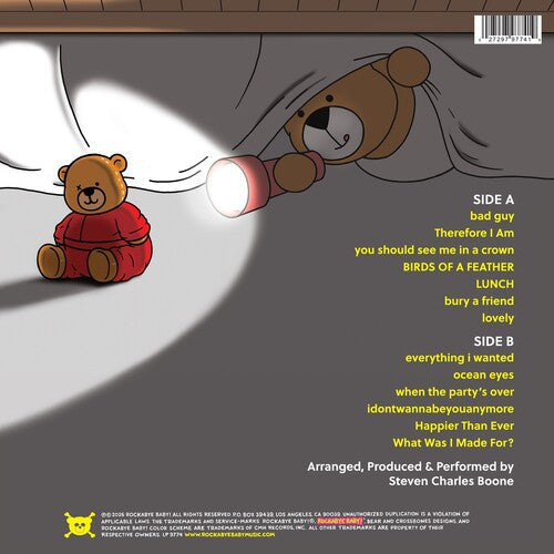 Billie Eilish perf. by Andrew Bissell - Rockabye Baby! Lullaby Renditions Of Billie Eilish - LP { Vinyl LP }