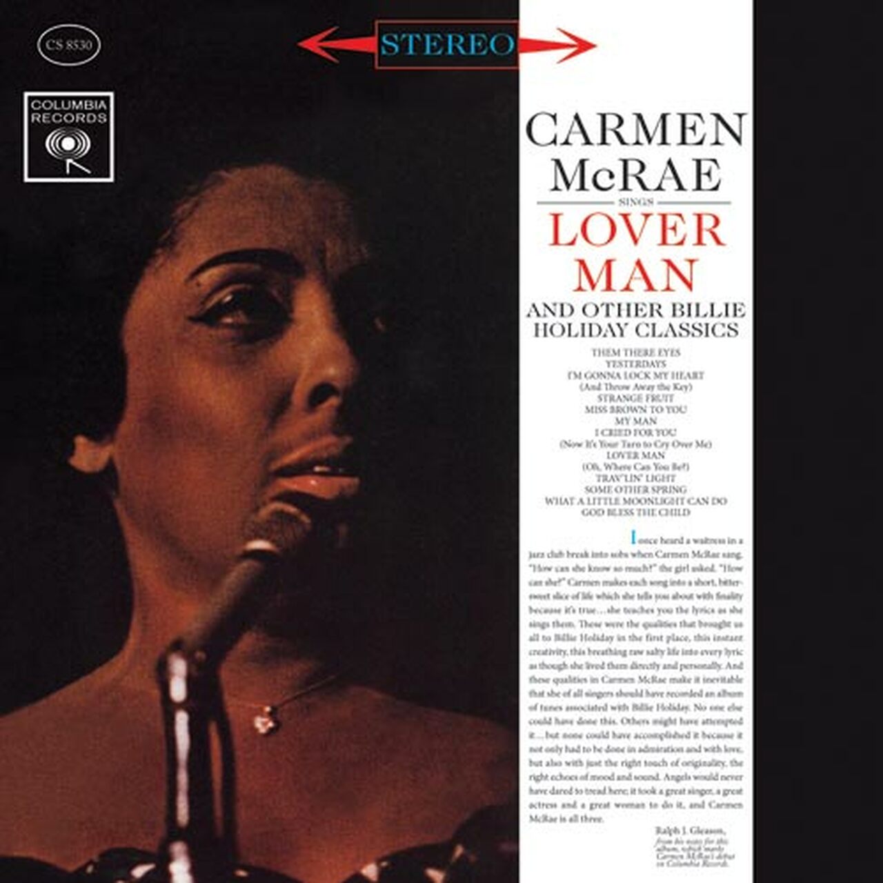 Carmen McRae - Lover Man & Other Billie Holiday Classics - Pure Pleasure LP { Vinyl LP }