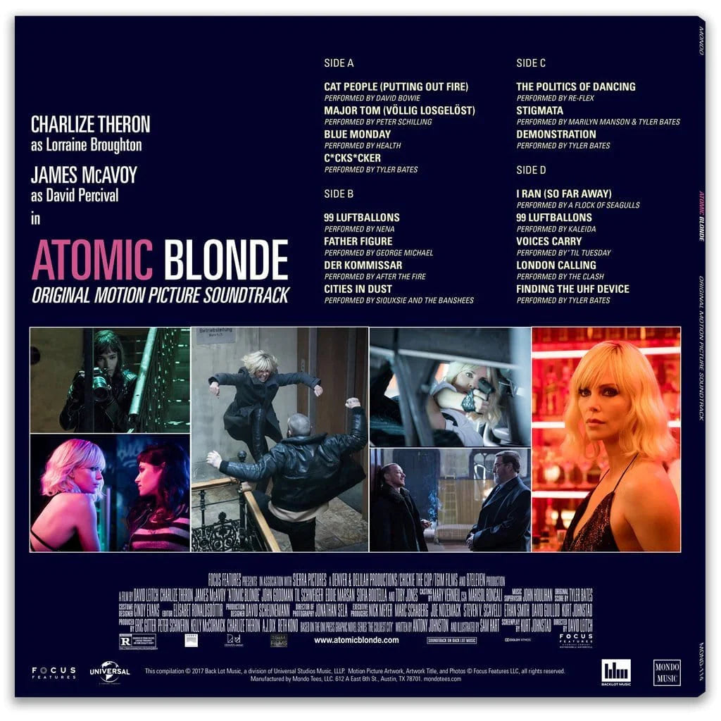 Atomic Blonde - Original Motion Picture Soundtrack - LP { Vinyl LP }