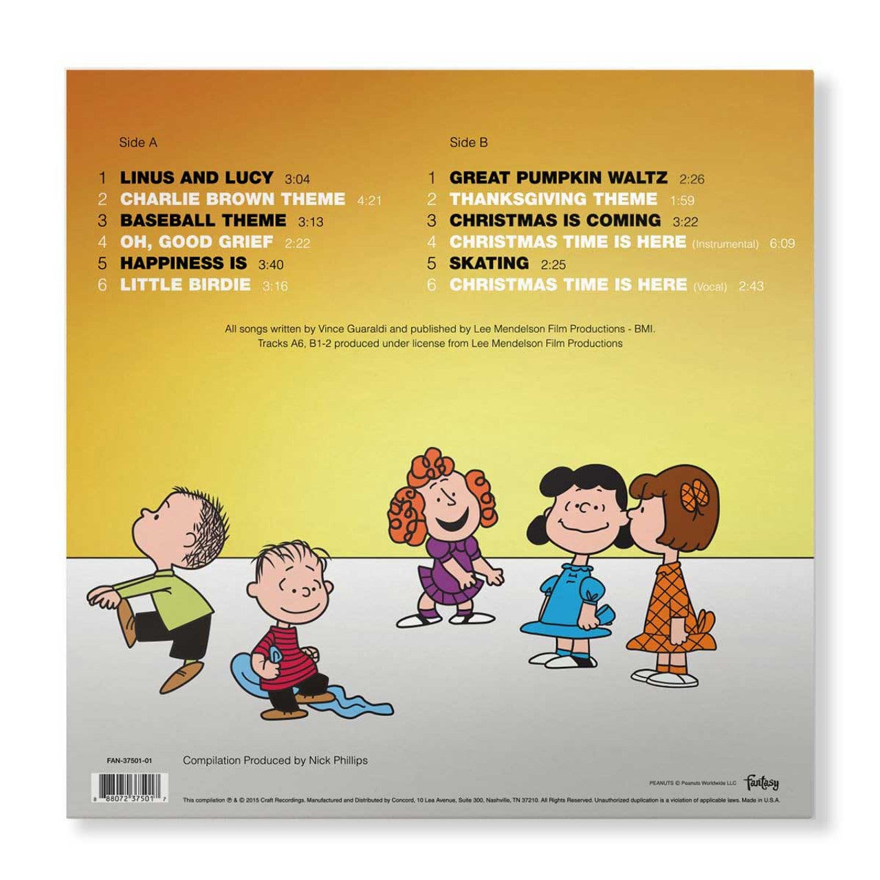 Peanuts Greatest Hits (75th Anniversary) - Vince Guaraldi Trio - Picture Disc LP { Vinyl LP }