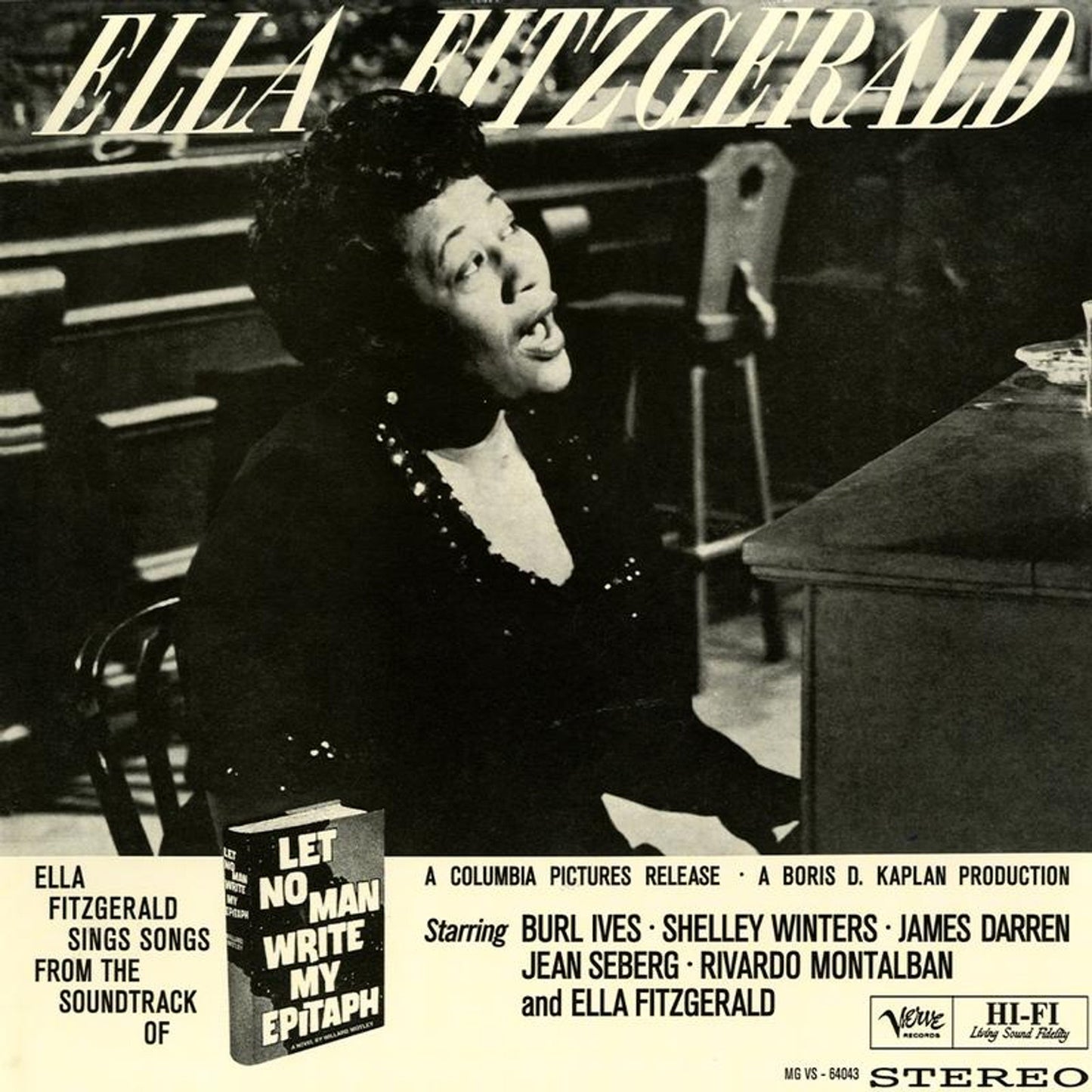 Ella Fitzgerald - Let No Man Write My Epitaph - Verve Series LP { Vinyl LP }