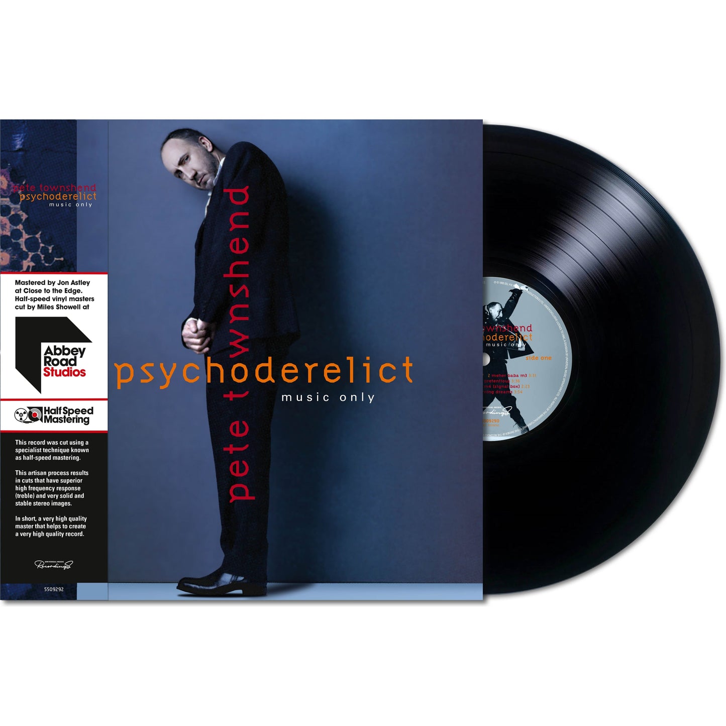 Pete Townshend - Psychoderelict (Music Only) - LP { Vinyl LP }