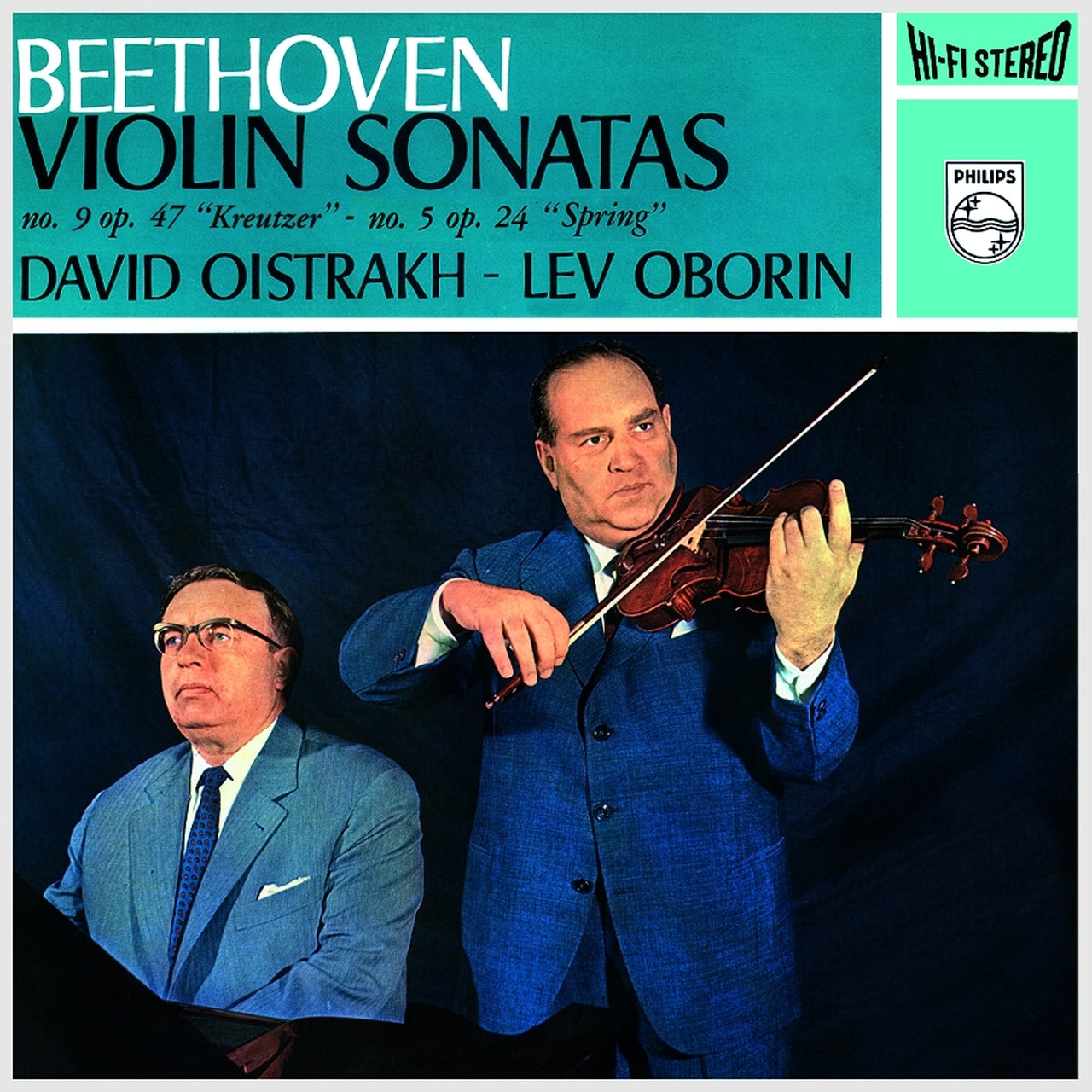 Lew Oborin and David Oistrakh - Beethoven: Sonatas for Piano and Violin Nos. 5 & 9 - Speakers Corner LP { Vinyl LP }
