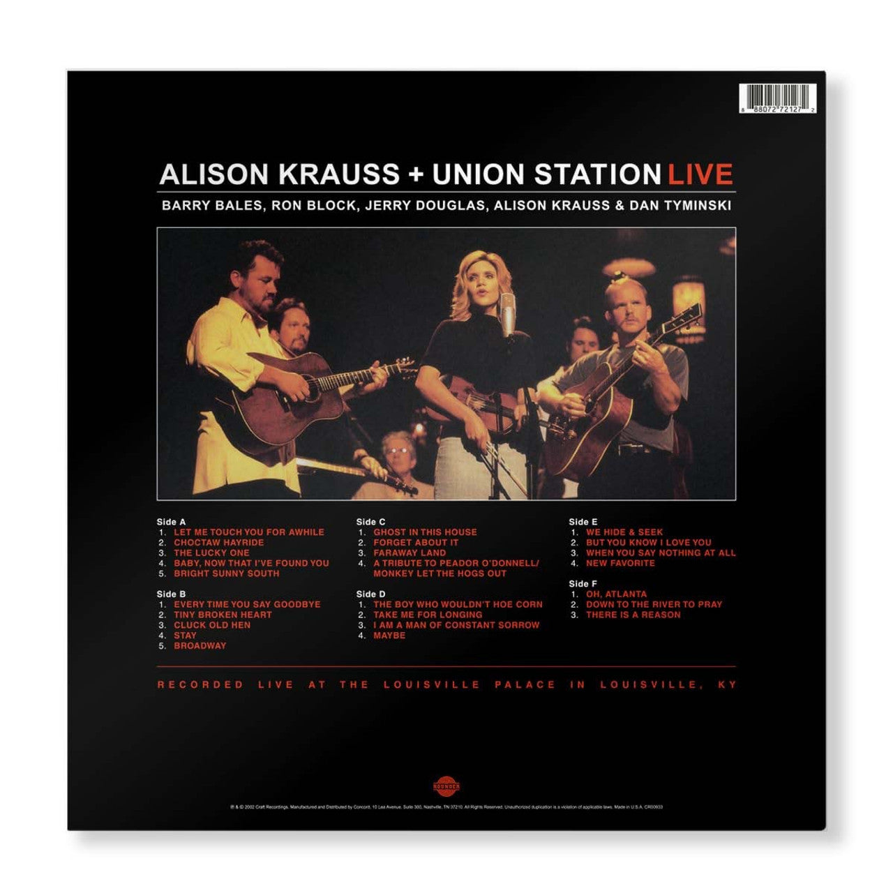 Alison Krauss & Union Station - Live - LP { Vinyl LP }