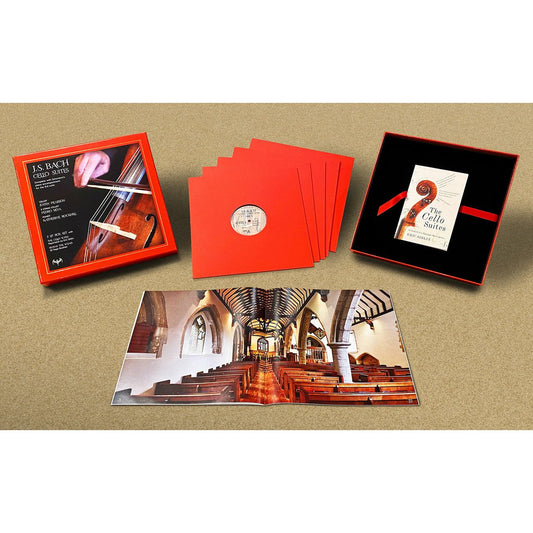 Justin Pearson, Pedro Silva & Katherine Rockhill - J.S. Bach Cello Suites - LP Box Set { Vinyl LP }