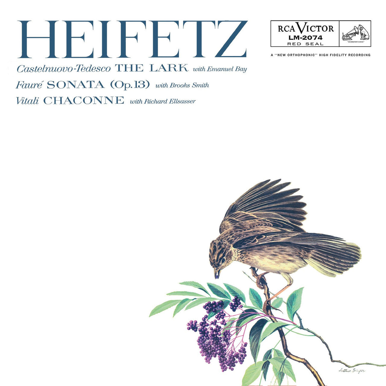 Jascha Heifetz - The Lark - Impex LP { Vinyl LP }