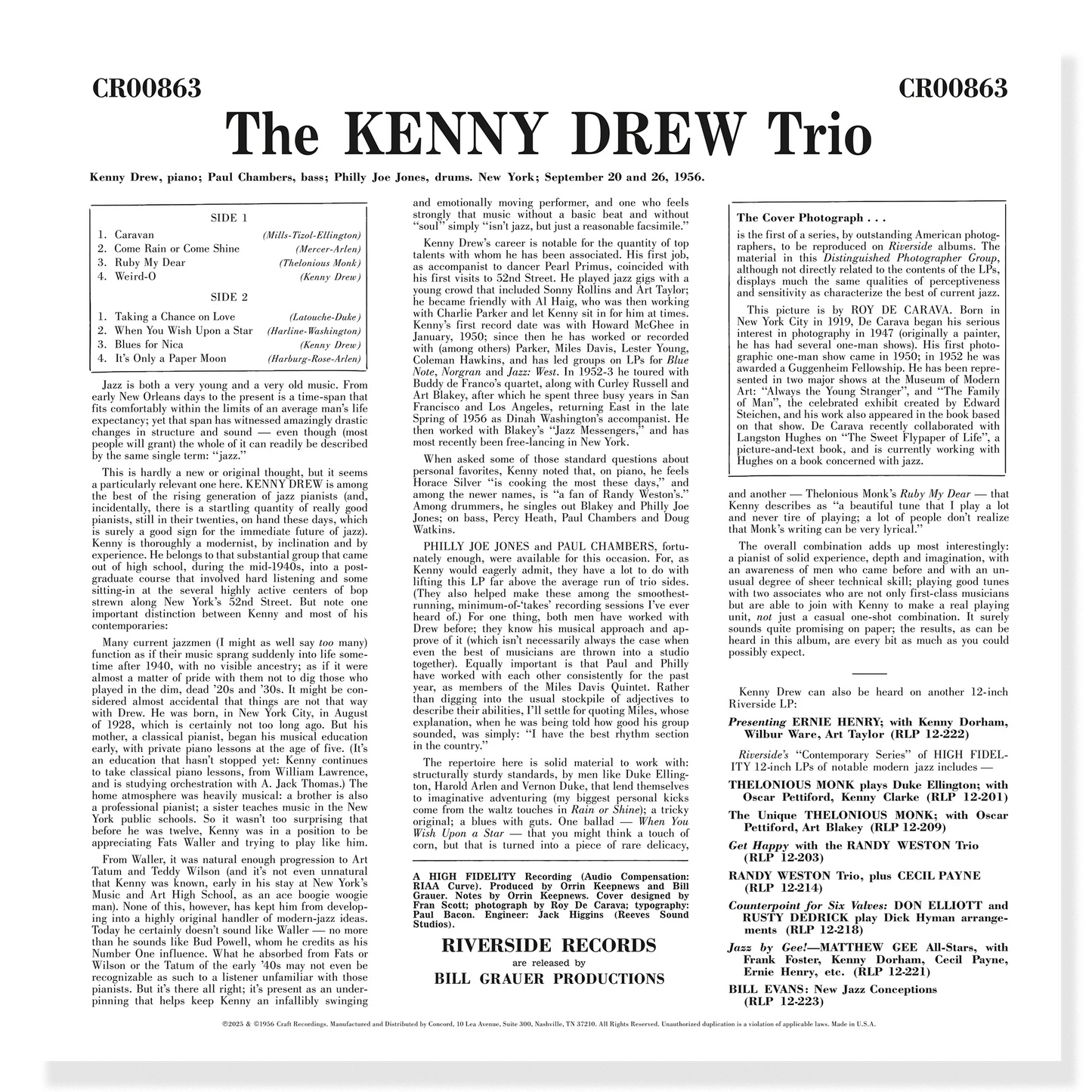Kenny Drew Trio - Kenny Drew Trio - OJC LP { Vinyl LP }