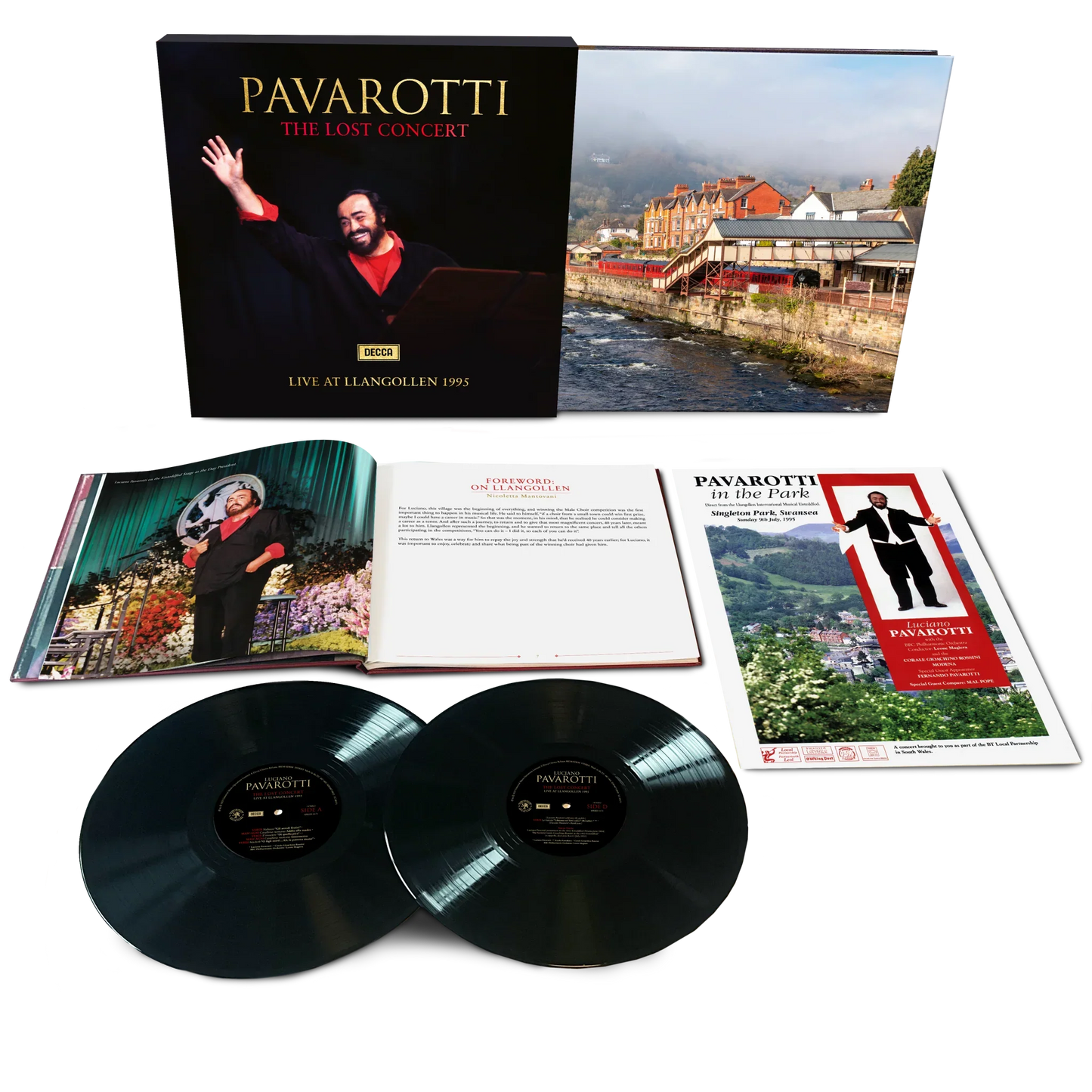 Luciano Pavarotti - The Lost Concert: Live at Llangollen 1995 - LP Box Set { Vinyl LP }