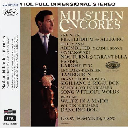 Nathan Milstein - Encores/ Pommers - Analogphonic LP { Vinyl LP }