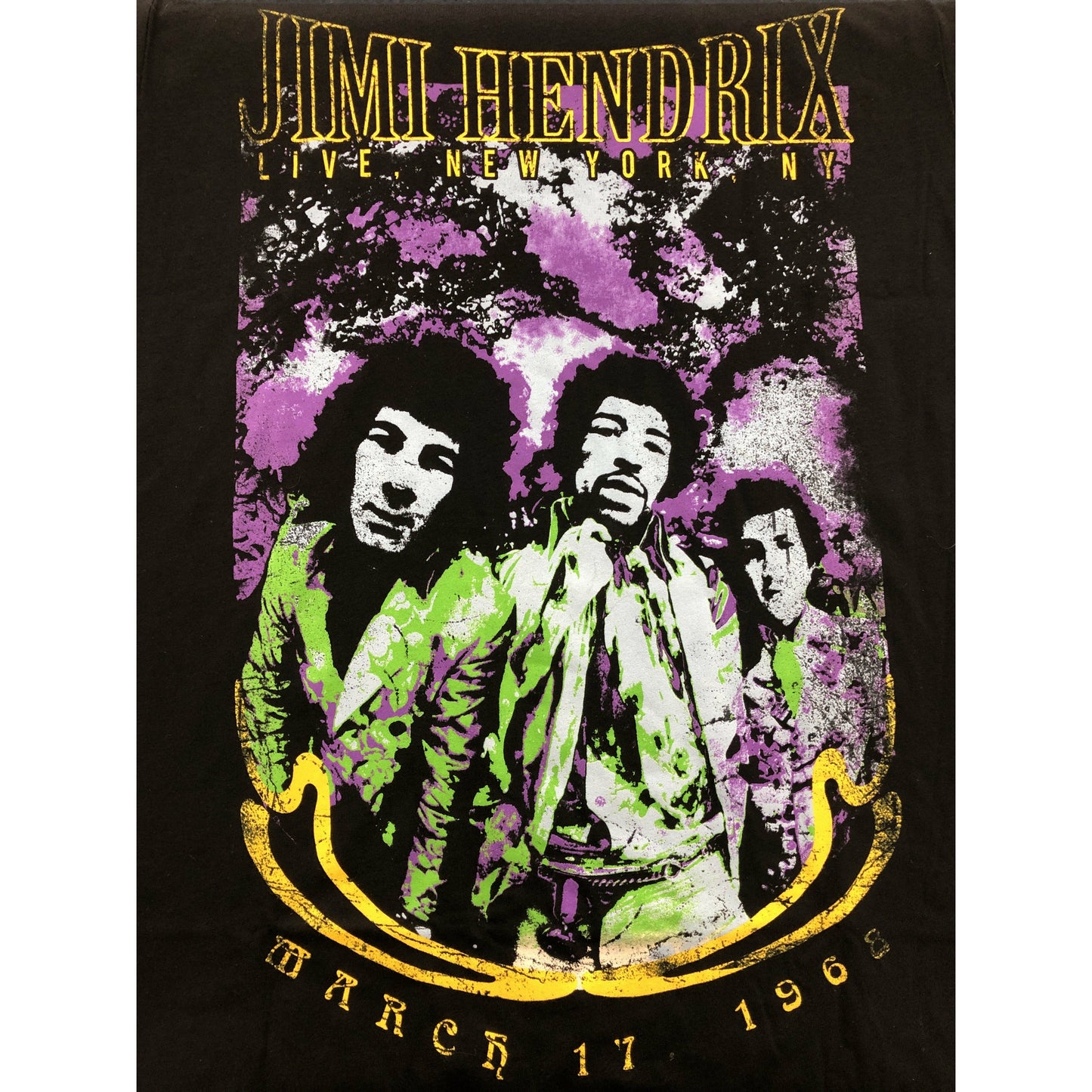 Jimi Hendrix March 17th 1968 Woman's T-Shirt { Vinyl LP }
