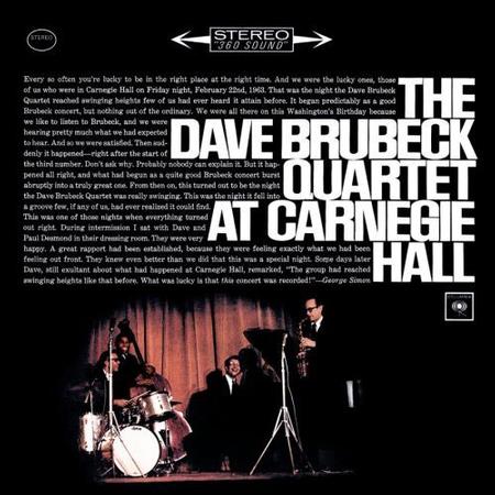 Dave Brubeck Quartet - At Carnegie Hall - Speakers Corner LP { Vinyl LP }