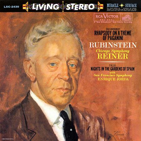 Rubinstein/Reiner/Jorda - Rachmaninoff: Rhapsody on a Theme of Paganini/ Falla: Nights in the Gardens of Spain - Analogue Productions LP { Vinyl LP }