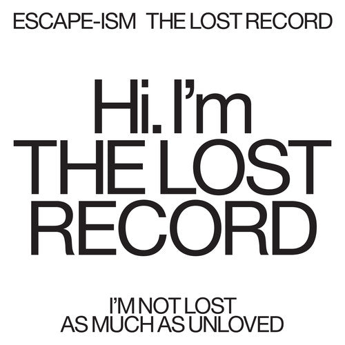 Escape-Ism - Lost Record - Indie LP { Vinyl LP }