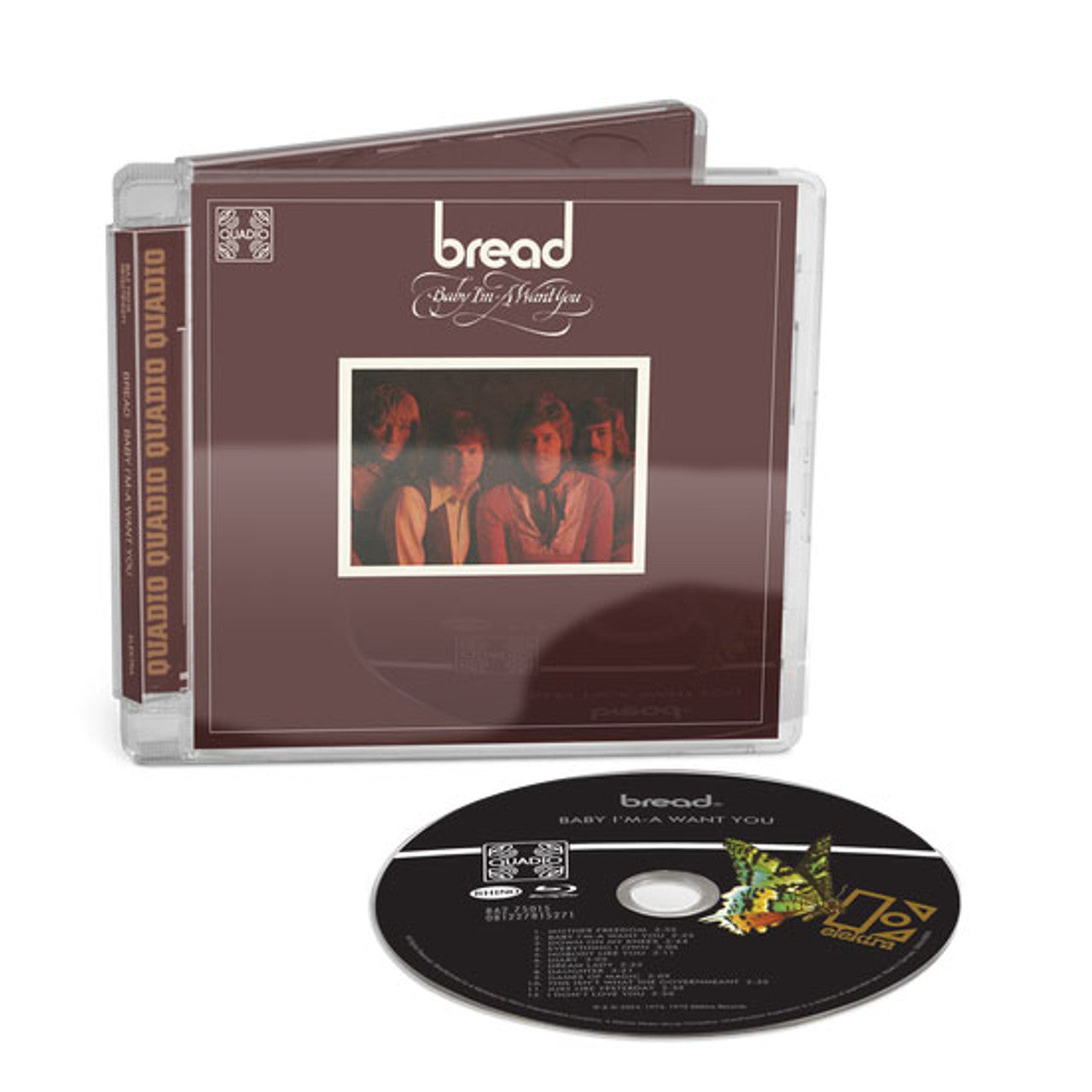 Bread - Baby I'm-A Want You - Quadio Blu-Ray Audio Disc { Vinyl LP }