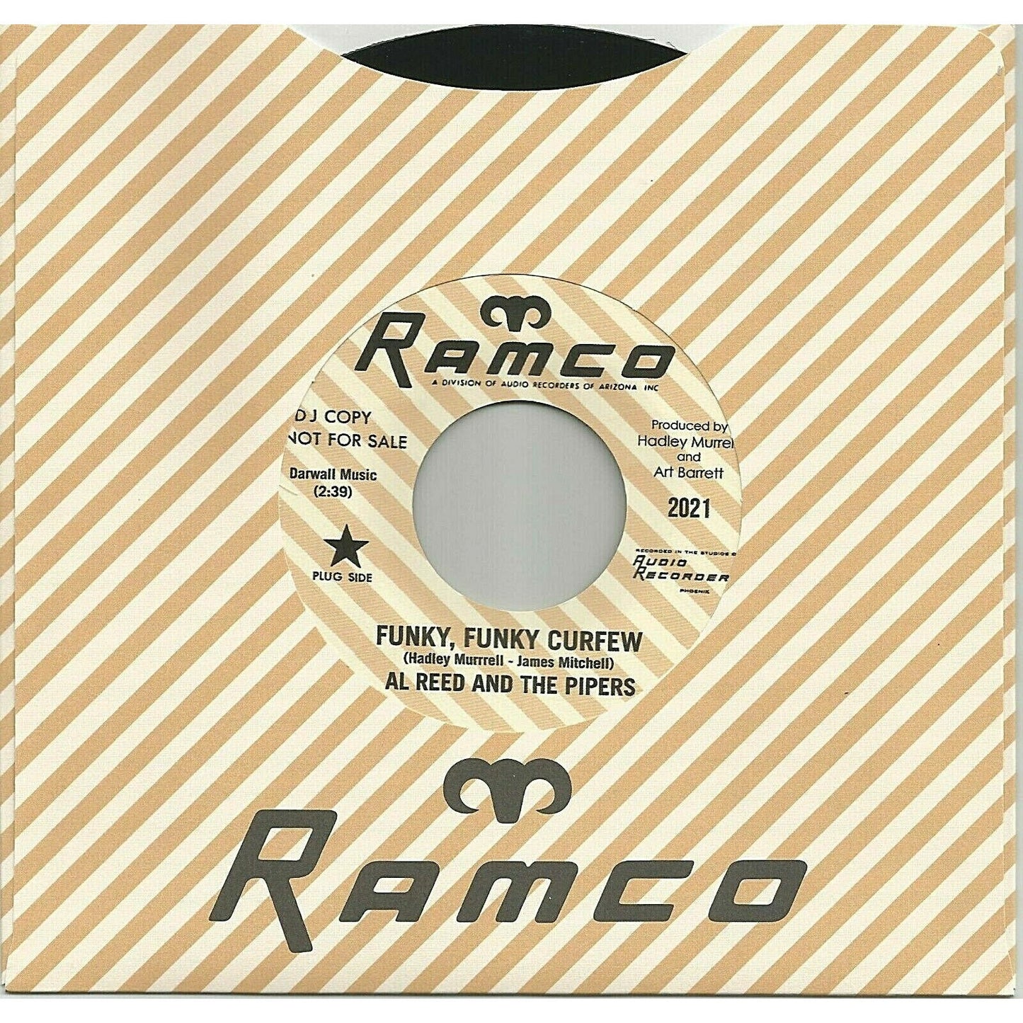Al Reed / Soul Blenders Funky, Funky Curfew & Funky Night Club - 45 rpm 7" { Vinyl LP }