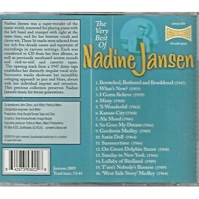 Nadine Jansen - The Very Best Of Nadine Jansen - CD { Vinyl LP }