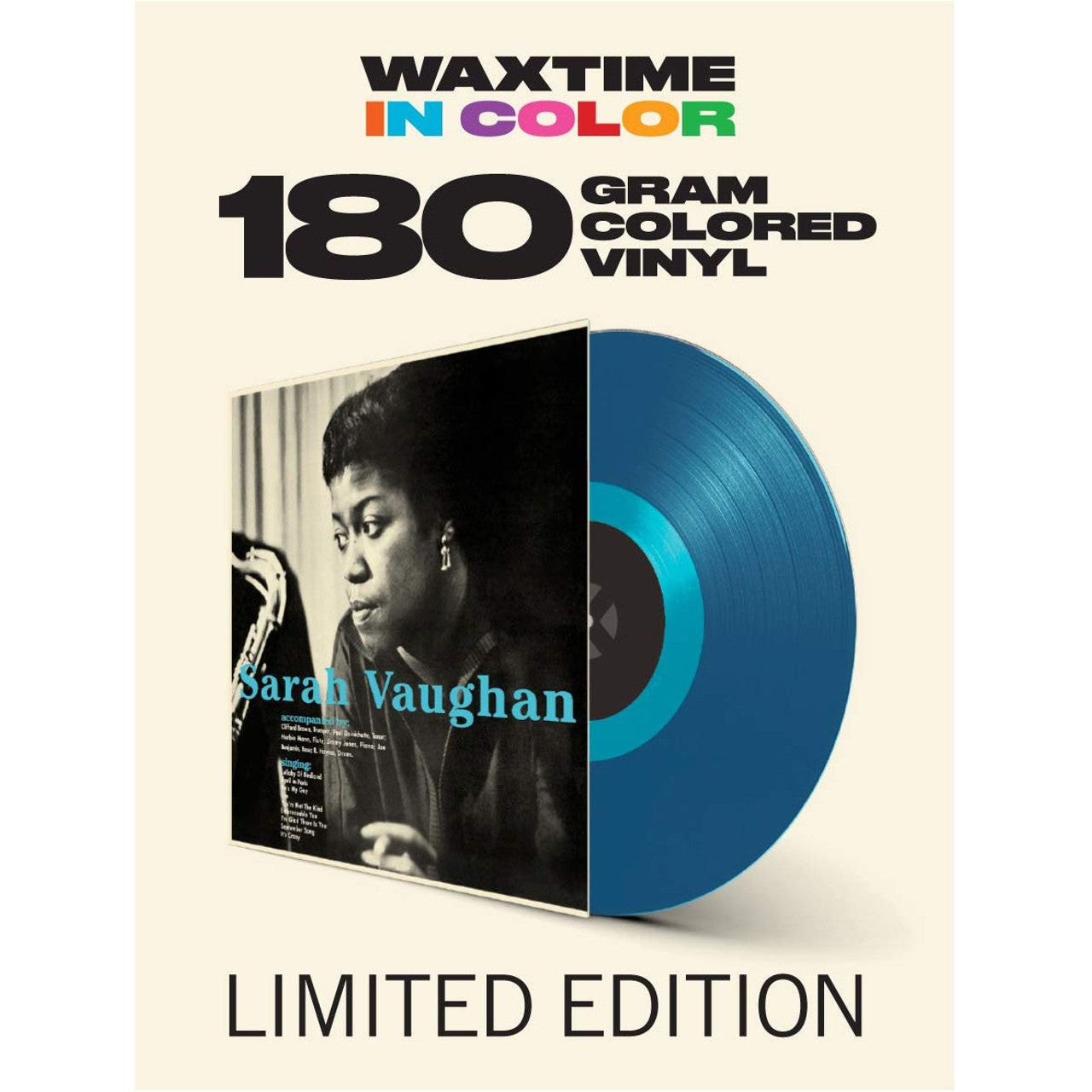 Sarah Vaughan - Sarah Vaughan with Clifford Brown - LP { Vinyl LP }