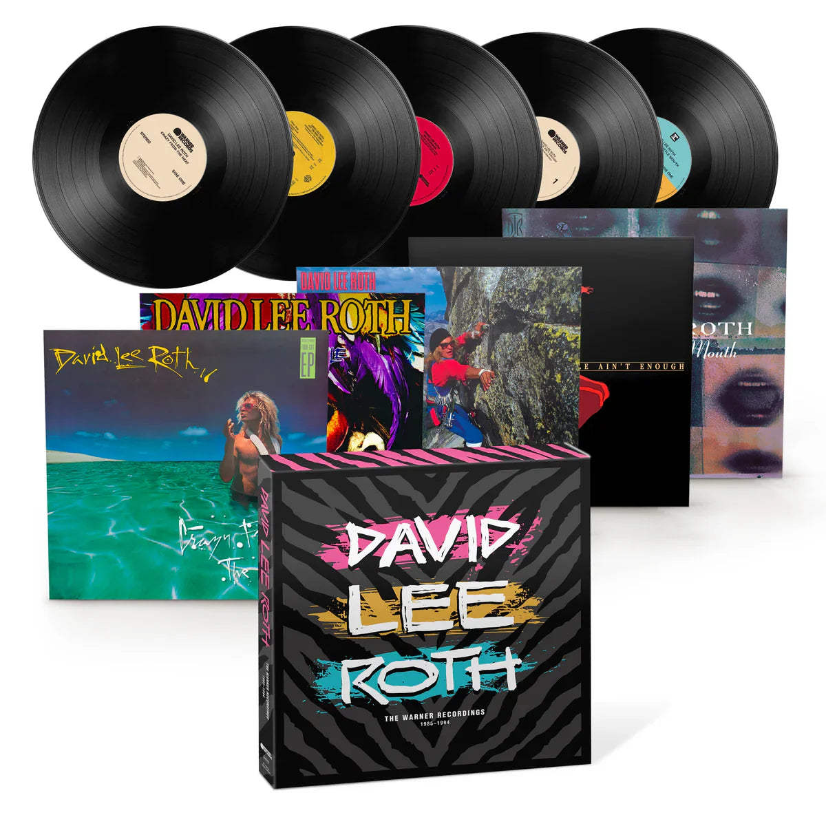 David Lee Roth - The Warner Recordings 1985-1994 - Rocktober LP Box Set { Vinyl LP }