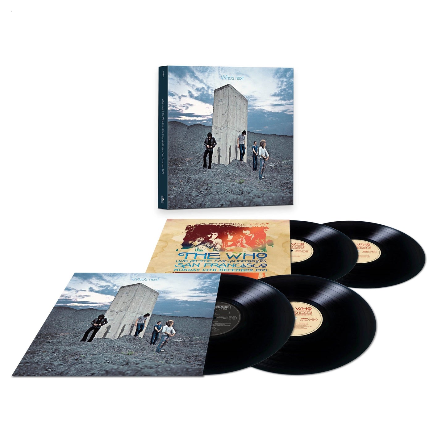 The Who - Who's Next / San Francisco 1971 - 4x LP Box Set { Vinyl LP }