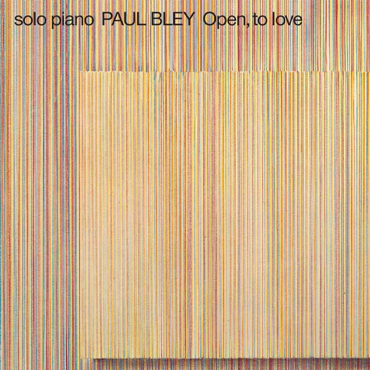 Paul Bley - Open, to Love - ECM Luminescence Series LP { Vinyl LP }