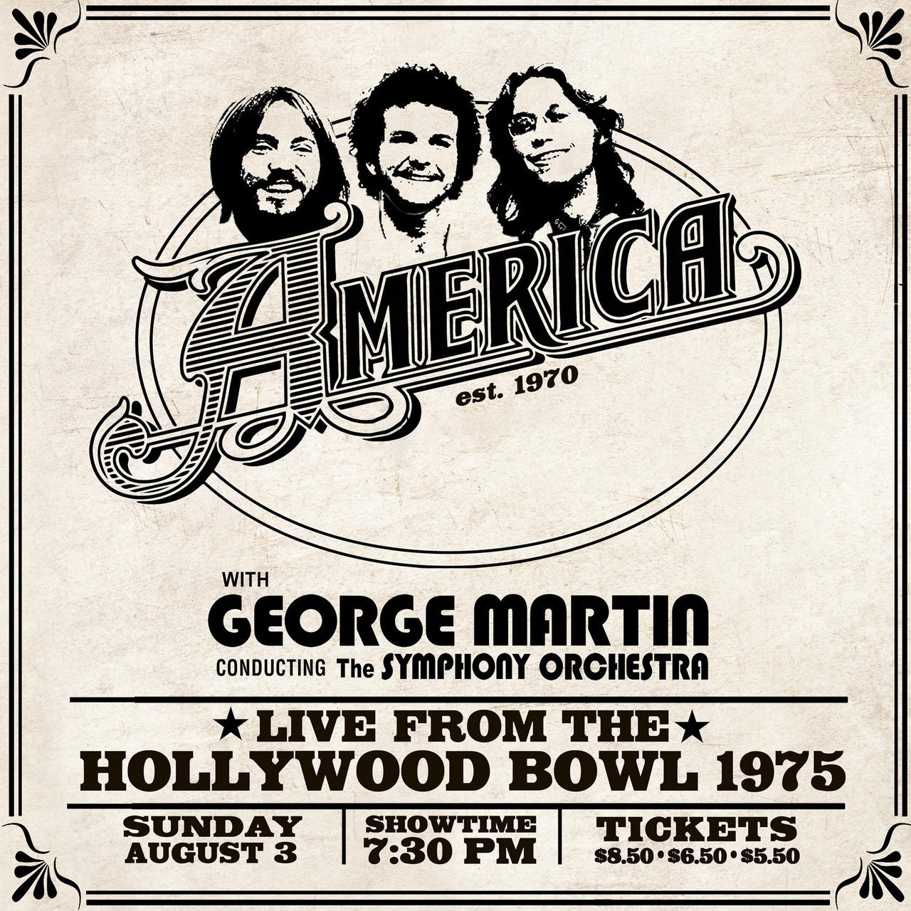 America - Live from the Hollywood Bowl 1975 - LP { Vinyl LP }