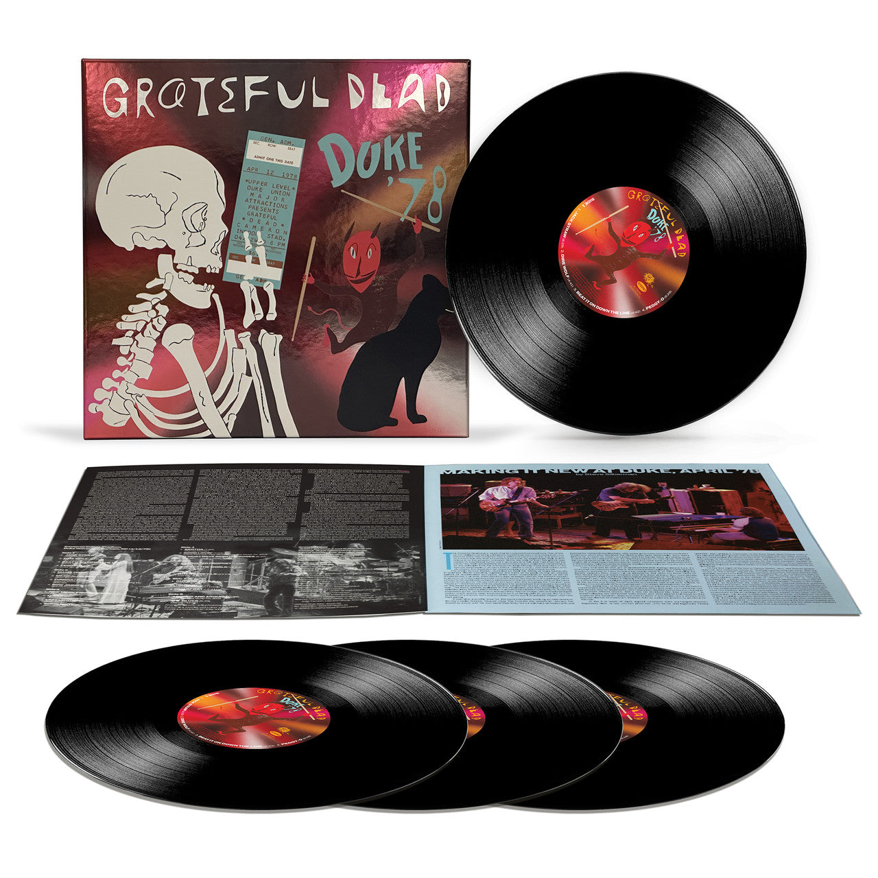 Grateful Dead - Duke '78 - 4x LP Boxed Set { Vinyl LP }