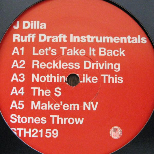 J Dilla - Ruff Draft Beats (Instrumentals) - LP { Vinyl LP }