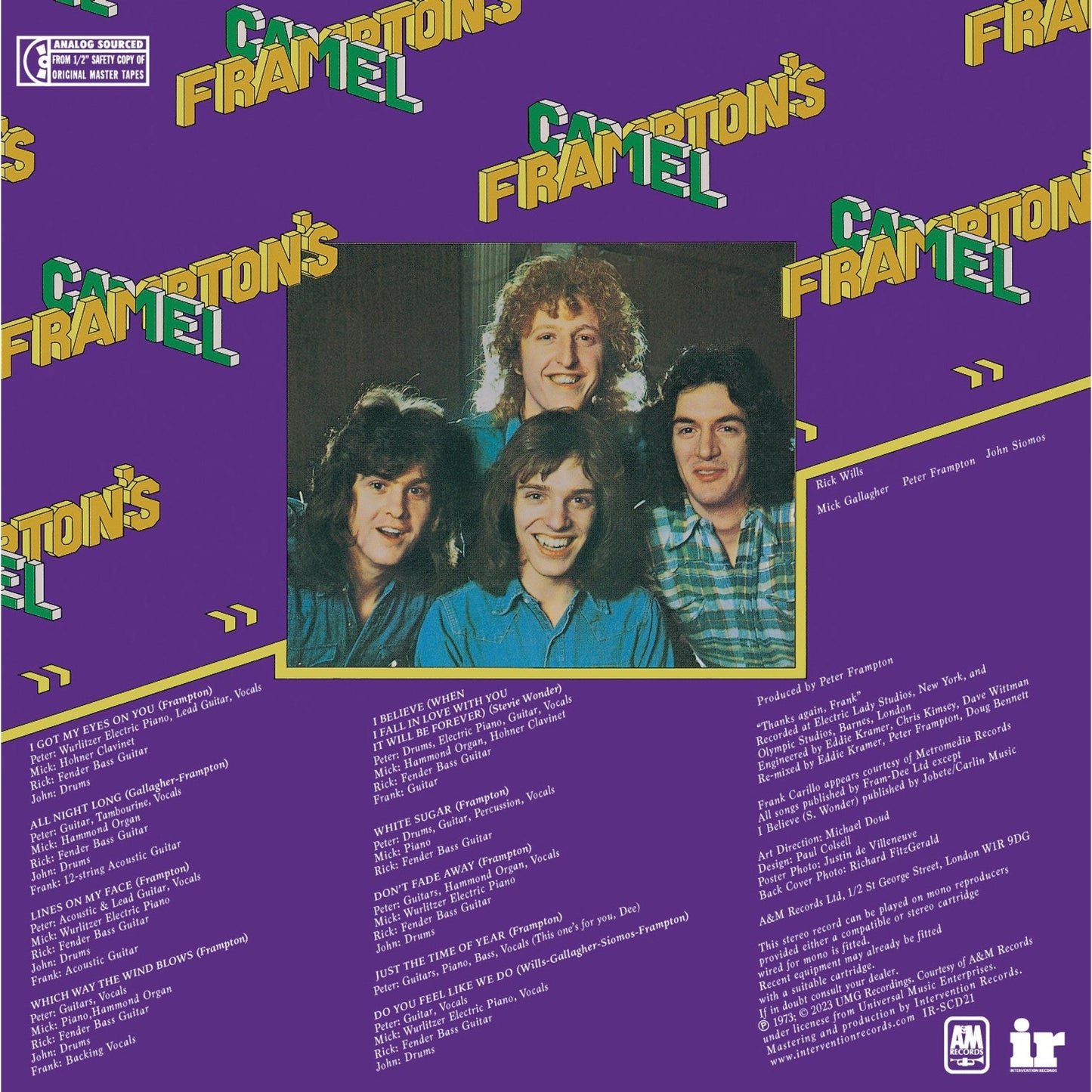 Peter Frampton - Frampton's Camel - Intervention Records SACD { Vinyl LP }