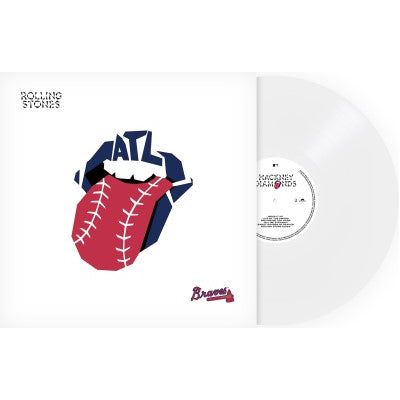 The Rolling Stones - Hackney Diamonds - Atlanta Braves - Indie LP { Vinyl LP }