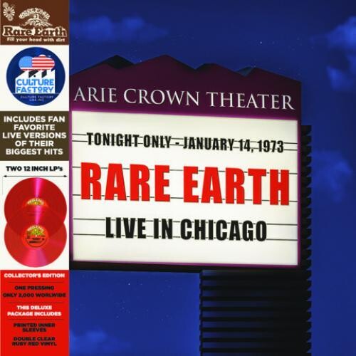 Rare Earth -  Live in Chicago - Indie LP { Vinyl LP }