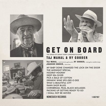 Taj Mahal & Ry Cooder - Get On Board - LP { Vinyl LP }
