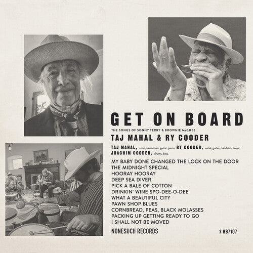 Taj Mahal & Ry Cooder - Get On Board - LP { Vinyl LP }