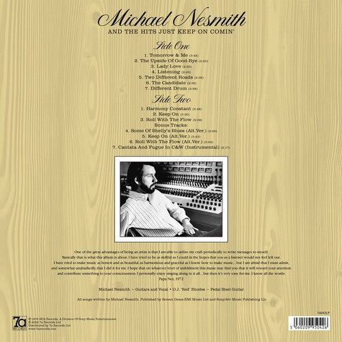 Michael Nesmith - And The Hits Just Keep On Comin' - LP { Vinyl LP }