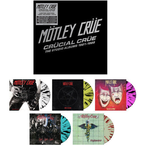 Motley Crue - Crucial Crue: The Studio Albums 1981-1989 - LP { Vinyl LP }