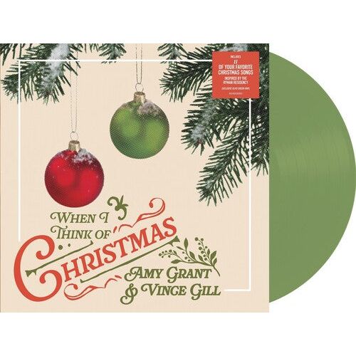 Amy Grant & Vince Gill - When I Think Of Christmas - LP { Vinyl LP }