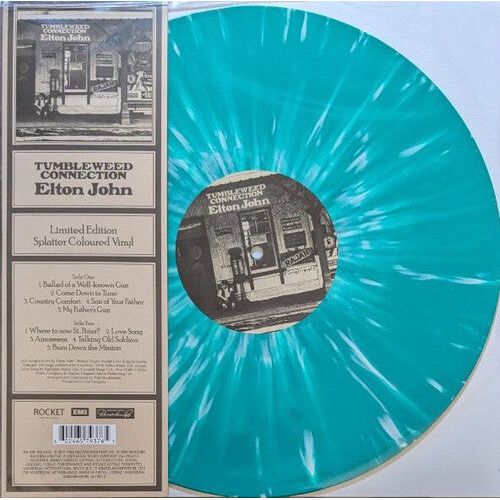 Elton John - Tumbleweed Connection (Green Splatter) - LP { Vinyl LP }