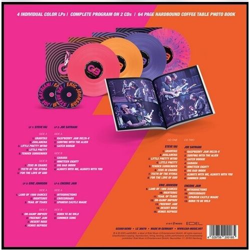 G3 (Satriani/Vai/Johnson) – G3 Reunion Live - LP/CD Box Set { Vinyl LP }