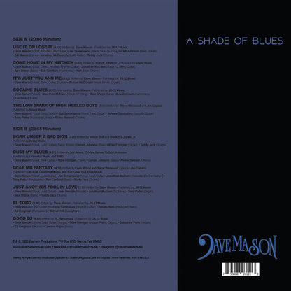Dave Mason - A Shade of Blues - LP { Vinyl LP }