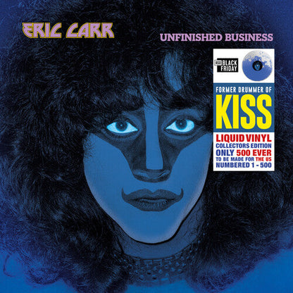 Eric Carr - Unfinished Business - Liquid Vinyl Numbered LP { Vinyl LP }