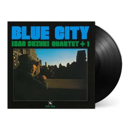 Isao Suzuki Quartet + 1 - Blue City - LP (With Cosmetic Damage) { Vinyl LP }